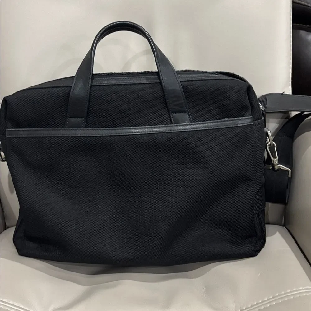Jack Georges Nylon and Leather trim computer bag
